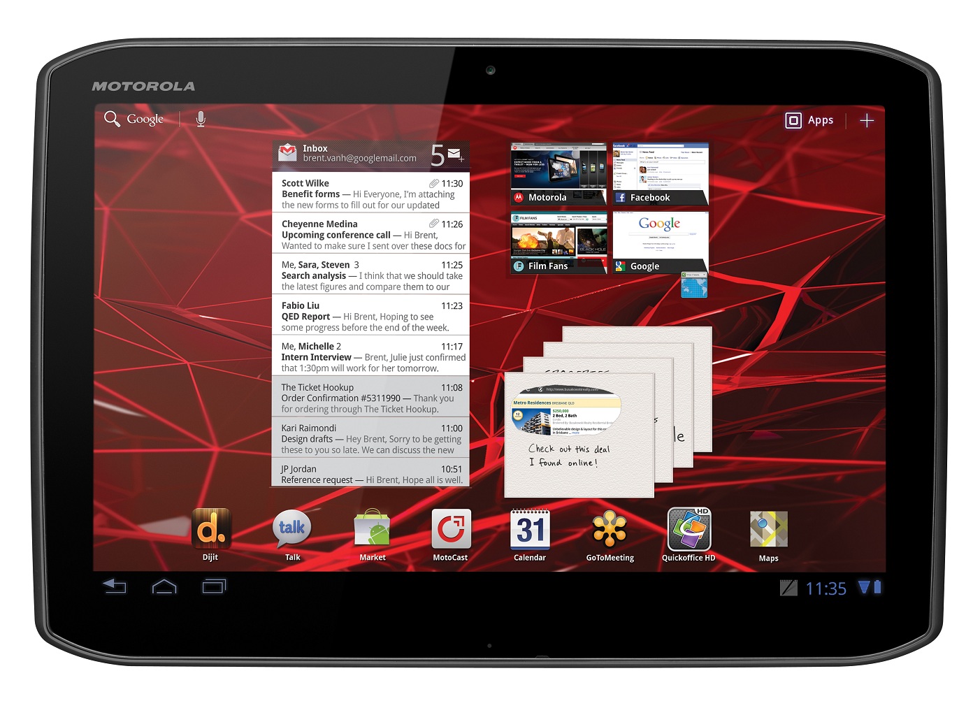 Motorola XOOM 2 3G MZ616